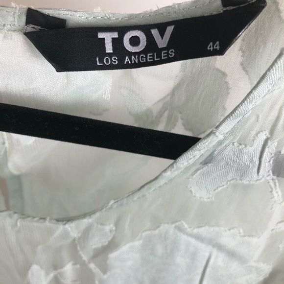 NWOT Tov Los Angeles Embroidered Mini Dress Size:44 - Picture 7 of 9